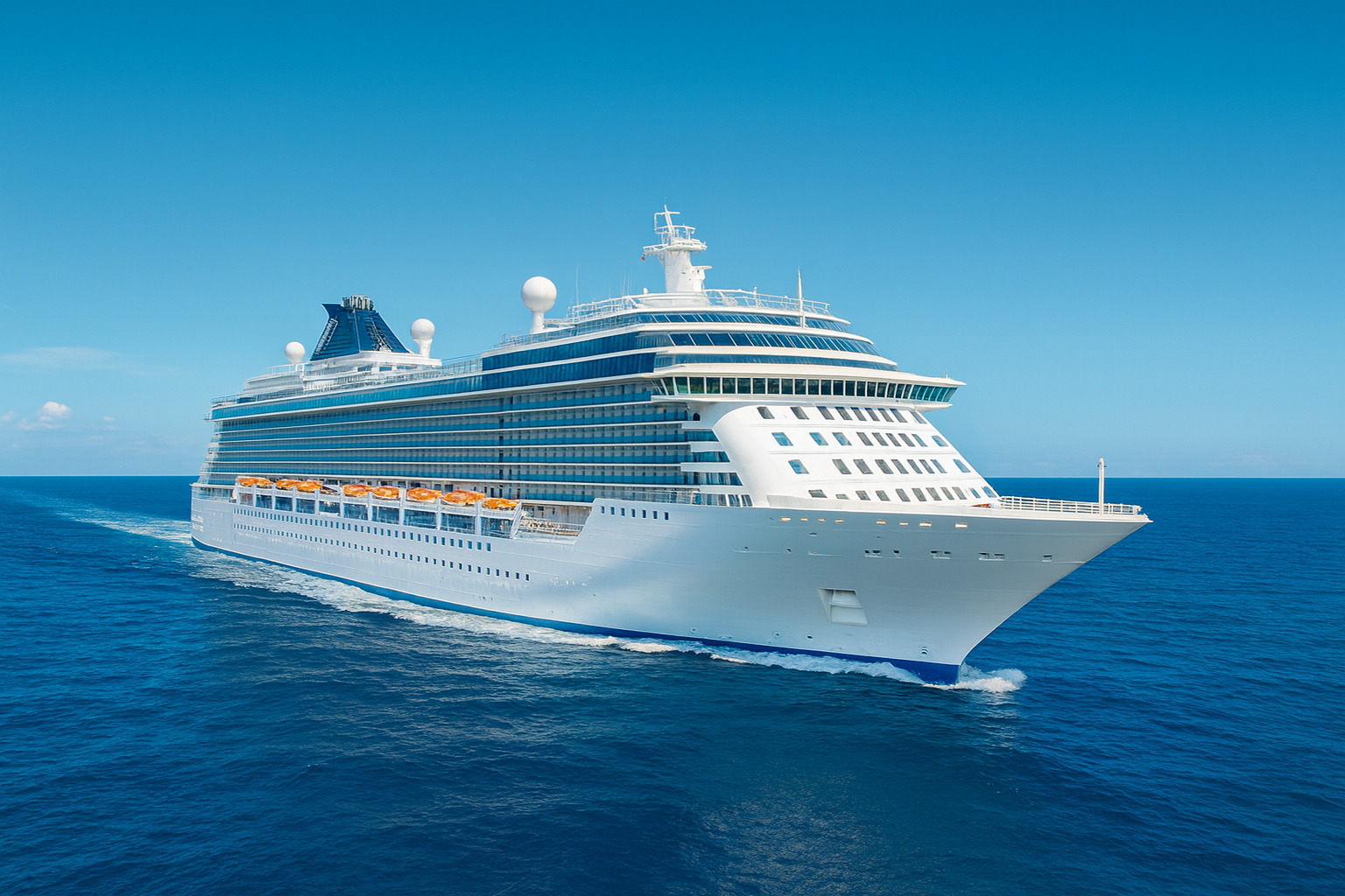 Mountain view over winding river